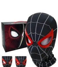 Spiderman Mask With Moving Eyes  - Black