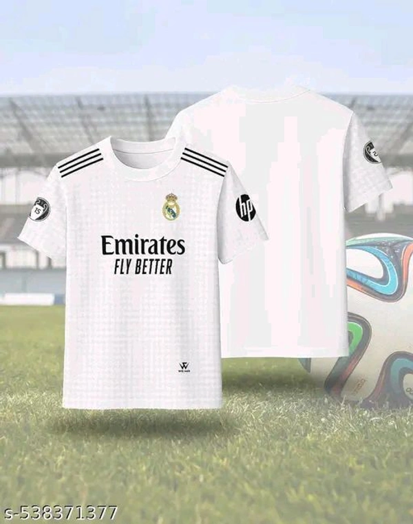 REAL MADRID |LA LIGA AND UCL | FAN JERSEY | 2025 MEN JERSEY | WHITE JERSEY | EUROPEAN FOOTBALL - White, M