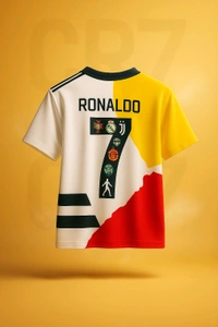  G.O.A.T | CR7 FAN | FAN JERSEY | 2025 MEN JERSEY | CRISTIANO RONALDO ALL CLUB | EURPOEAN FOOTBALL | - M