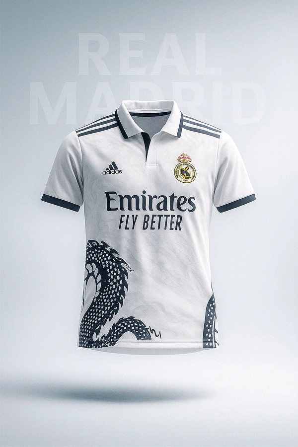 FAN EDITION MADRID WHITE  JERSEY  - M