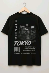 CITY NOISE: Tokyo Drop Oversized T-Shirt (Limited Edition) - White, L