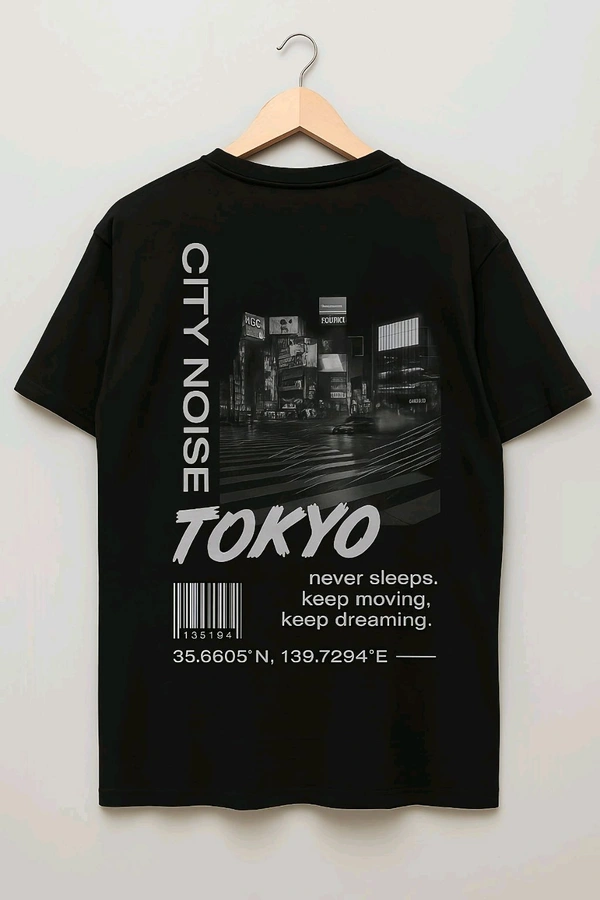 CITY NOISE: Tokyo Drop Oversized T-Shirt (Limited Edition) - White, L