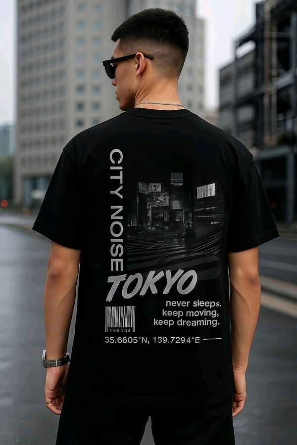 CITY NOISE: Tokyo Drop Oversized T-Shirt (Limited Edition) - White, L