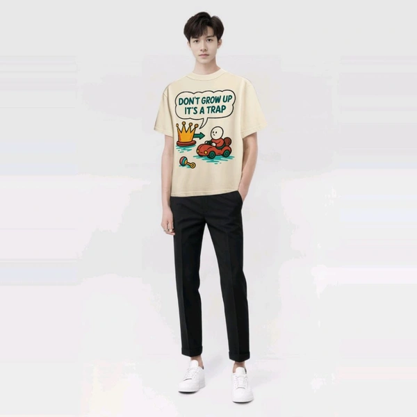Teen - Childhood Printed Tshirt  - Red, Xl