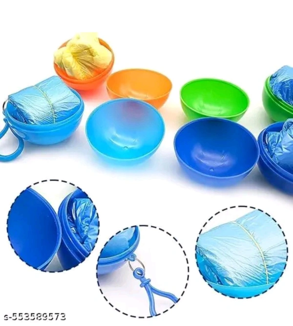 Disposable Raincoatball For Emergency And Easy To Carry Anywhere Anytime - Blue