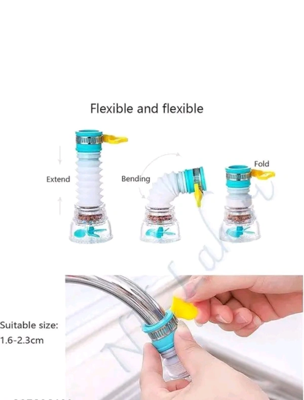 🌀 360° Rotatable Water Filter Tap – A Game-Changer for Your Kitchen!
Say goodbye to messy splashes and hello to effortless cleaning. This smart faucet attachment offers a dual water mode, built-in multi-layer filtration, and full 360° rotation—perfect for washing veggies, fruits, and dishes with ease.
💧 Filters impurities
🔄 Rotates freely for hard-to-reach corners - Blue