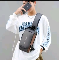
🎒 Unisex Sling Backpack – Style Meets Utility!
Upgrade your everyday look with this sleek, modern sling backpack – designed for both men & women who like to keep it minimal yet functional.

✅ Spacious compartments for all your daily essentials
✅ Anti-theft design with hidden zippers
✅ Lightweight, water-resistant & durable material
✅ Adjustable strap – wear it left or right
 - Morocco Brown