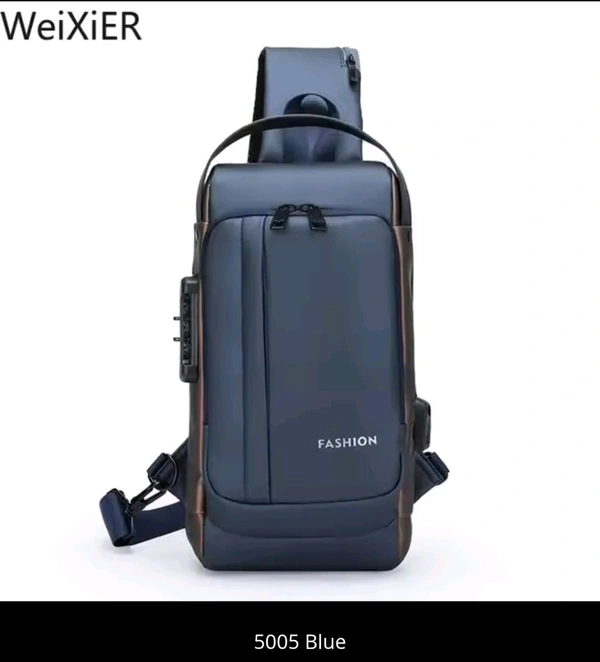 
🎒 Unisex Sling Backpack – Style Meets Utility!
Upgrade your everyday look with this sleek, modern sling backpack – designed for both men & women who like to keep it minimal yet functional.

✅ Spacious compartments for all your daily essentials
✅ Anti-theft design with hidden zippers
✅ Lightweight, water-resistant & durable material
✅ Adjustable strap – wear it left or right
 - Blue