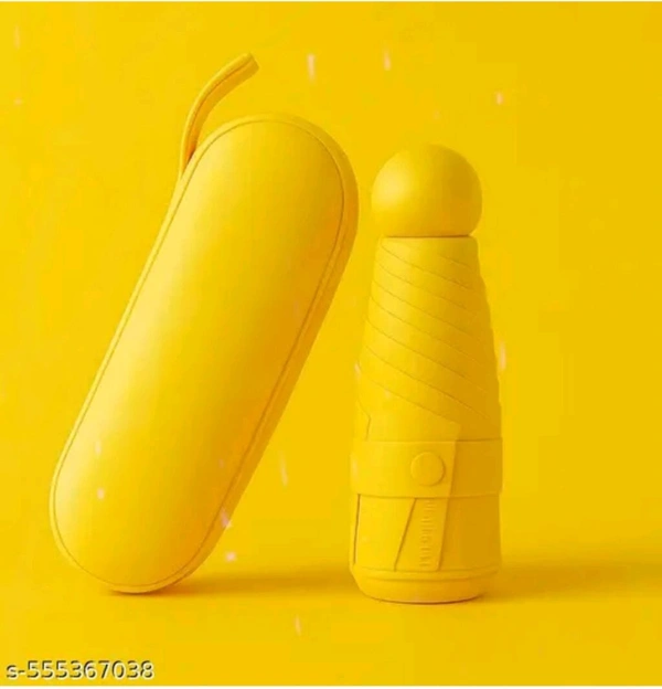 ☔ Capsule Folding Umbrella – Ultra Compact, Ultra Stylish, All-Weather Shield

Be prepared for unexpected rain or harsh sunlight with the ultra-cool Capsule Folding Umbrella. Designed for people on the go, this foldable umbrella fits right into your pocket or bag without any bulk. Style meets practicality in this smart everyday essential.
🌂 - Yellow