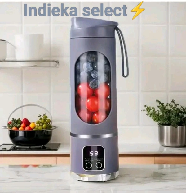 🎉 Portable USB Juice Blender
Your perfect partner for fresh, on-the-go nutrition!

🍓 Just add your fruits, press ON, and blend anywhere
🔋 USB Rechargeable – No cords, no limits
🛡️ 100% Original INDIEKA SELECT Product
🌿 Sleek Green Design + Travel Strap
💧 Easy to Clean | Leak Proof | Lightweight

🥤 Make smoothies. Crush ice. Stay healthy.

🛍️ Grab yours now – Limited stock!

