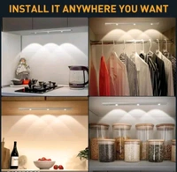 INDIEKA SELECT™ Motion Sensor Under Cabinet LightBrighten your space with intelligence!
This sleek, modern under-cabinet light features motion sensor technology that automatically lights up when you approach. Whether in your kitchen, wardrobe, hallway, or study table — enjoy hands-free illumination that saves energy and adds elegance.
 Features:

