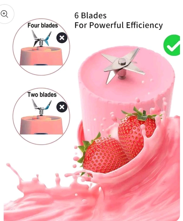 Mini Portable Juicer Blender Imagine the convenience of enjoying fresh juice wherever life takes you! 🥤✨

Mini juicers are your perfect morning companion—just toss in fruits, blend, and you're off! Their lightweight design makes them easy to carry, whether you're heading to work or the gym. 💼🏋️‍♀️ Plus, cleanup is simple with many models featuring removable,Dishwashable,Portable