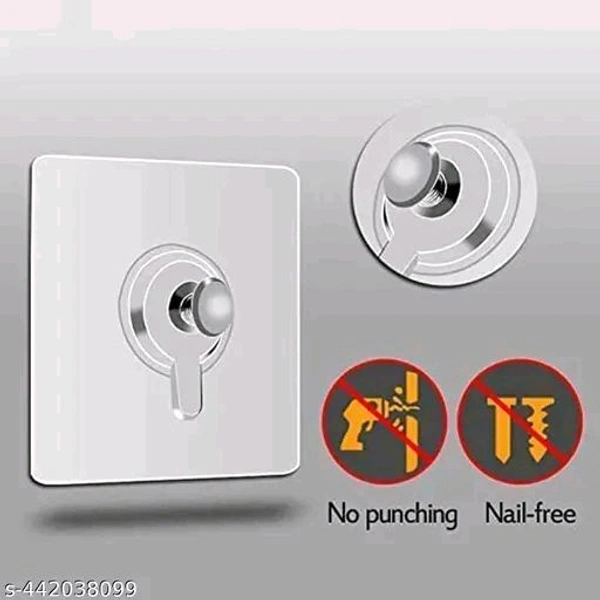 Every Purpose Adhesive Hook No Drill 10 Pices