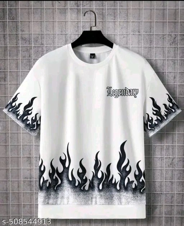 Half Sleeve T-SHIRT FOR Men  - White, XXL