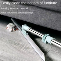 Premium Heavy Duty Magic Broom Silicon Floor Wiper, 180 Degree Floor Cleaning Squeegee,Perfect for Bathroom and Kitchen Floors, Stainless Steel Extendable Handle, Easy Floor Cleaning Tool