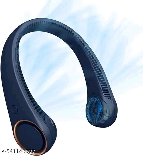 Neck Fan with USB Charging - Blue
