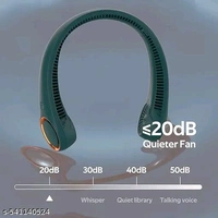 Neck Fan with USB Charging - Blue Stone