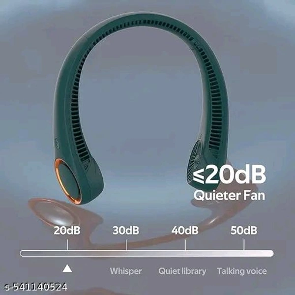 Neck Fan with USB Charging - Blue Stone