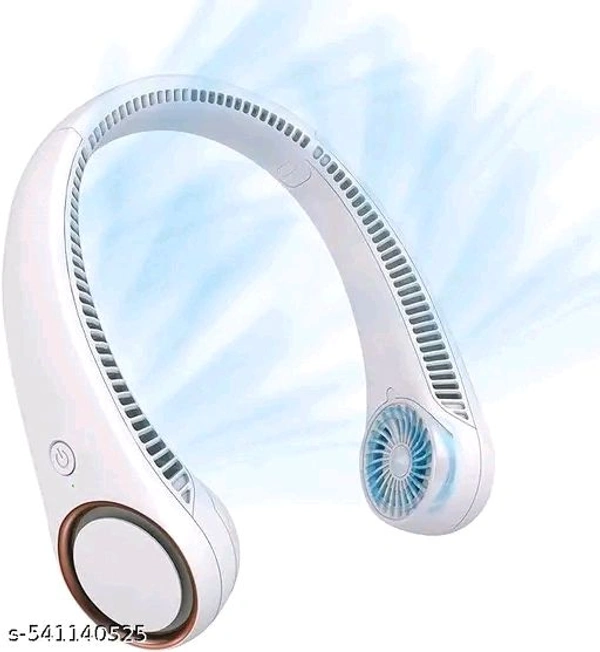Neck Fan with USB Charging - White