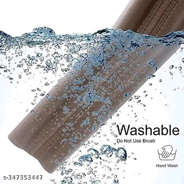 Magical (Pack of 4)  Door Stoppers | Door Seal | Door Closers | Door Bottom Sealing Strip Guard for Home | Sound-Proof Reduce Energy Saving Weather Stripping | Waterproof - Brown, 39 inch