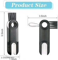 3 in 1 Multifunctional Cleaning Brush,3 in 1 Tiny Bottle Cup Lid Detail Brush Straw Cleaner Tools Multi-Functional Crevice Cleaning Brush,Multifunctional Cleaning Brush