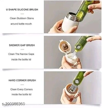3 in 1 Multifunctional Cleaning Brush,3 in 1 Tiny Bottle Cup Lid Detail Brush Straw Cleaner Tools Multi-Functional Crevice Cleaning Brush,Multifunctional Cleaning Brush