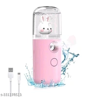 Portable USB Nano Facial Moisturizing Sprayer with Cute Rabbit Design – 30 ml, USB Rechargeable, Fine Mist for Hydration, Ideal for Office, Outdoor, Gift for Women & Girls