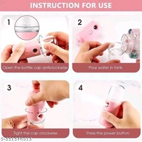 Portable USB Nano Facial Moisturizing Sprayer with Cute Rabbit Design – 30 ml, USB Rechargeable, Fine Mist for Hydration, Ideal for Office, Outdoor, Gift for Women & Girls