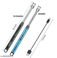 ACHERON Rechargeable Electric Gas Lighter Kitchen Lighter Chargeable USB Arc Long Lighter for Candle Flexible Lighter Neck for Gas, Diyas, Agarbatti, Candle (PACK OF 1)