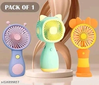 Portable Handheld Mini Fan – Rechargeable Personal Cooling, Quiet Battery Operated (1-2 Hours), 3-Speed, USB Powered, Ideal for Travel, Office, Room, Students & Outdoor Gift 1Pc (Multicolor)