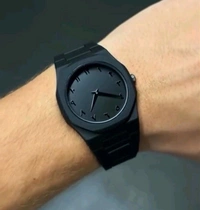 Men's Watch with Arabic Numerals Matte Black Minimaliist Anallog Watch | Trending Wristwatch