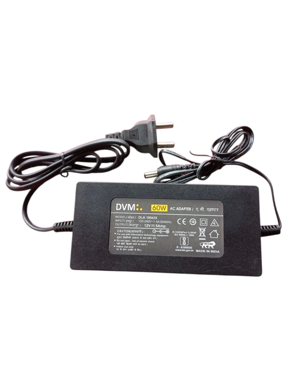 12V 5Amp Ac To Dc Adaptor