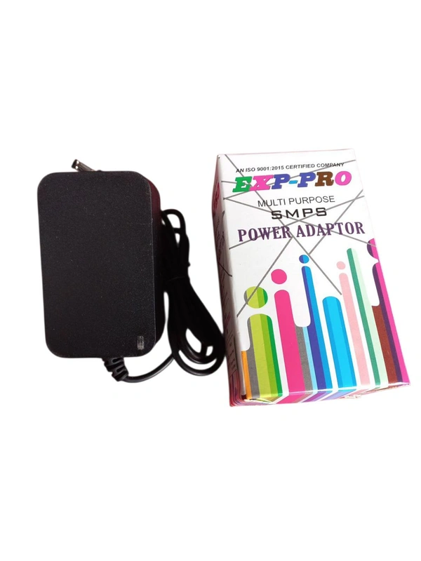 12v 1Amp Adaptor With Dc + Sony Pin,( 2.5 Mota+Sony Patla Pin) (Exp-pro)