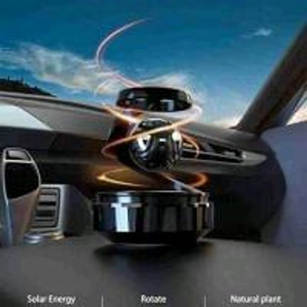 Solar Power Car Aroma / Car Showpiece (Star)