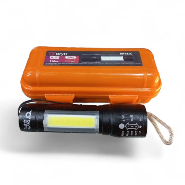 Torch Light 25w Metal Body (9cm Size)