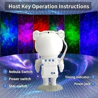 Astronaut Galaxy Light Projector