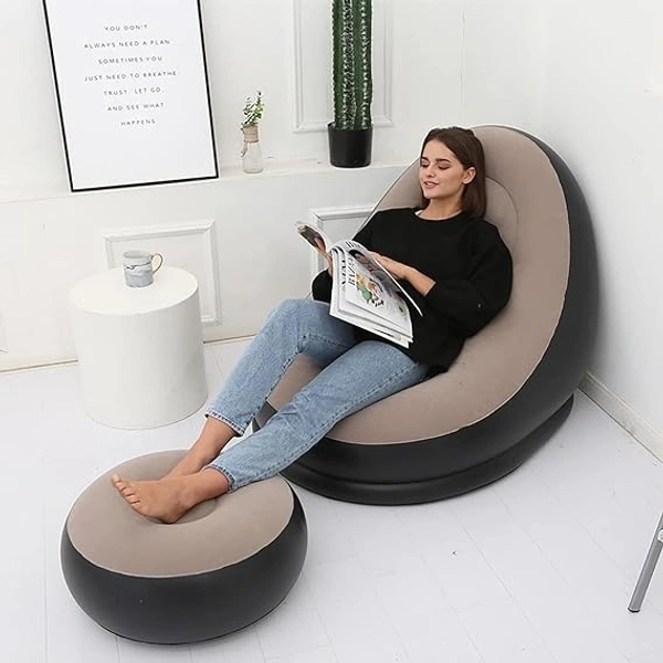 Inflatable lounge chair, air sofa