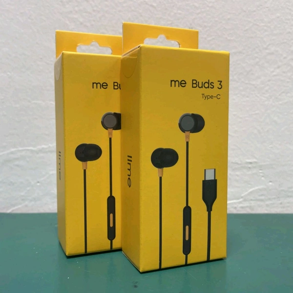 realme Buds 3 (Type-C) Wired Earphones with Mic (Black
