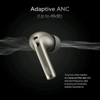 Buds, Sound by Bose in-Ear Bluetooth Earbuds, Up to 49dB Adaptive ANC, LHDC 5.0, Immersive Spatial Audio, 44H Playtime with 6 mic ENC, Dual Pairing, IPX5 Ear Buds TWS - titanium