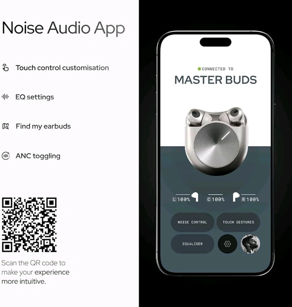 Buds, Sound by Bose in-Ear Bluetooth Earbuds, Up to 49dB Adaptive ANC, LHDC 5.0, Immersive Spatial Audio, 44H Playtime with 6 mic ENC, Dual Pairing, IPX5 Ear Buds TWS - Silver