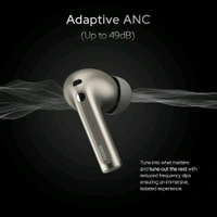 Buds, Sound by Bose in-Ear Bluetooth Earbuds, Up to 49dB Adaptive ANC, LHDC 5.0, Immersive Spatial Audio, 44H Playtime with 6 mic ENC, Dual Pairing, IPX5 Ear Buds TWS - Silver