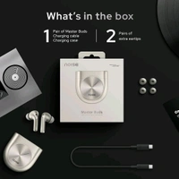 Buds, Sound by Bose in-Ear Bluetooth Earbuds, Up to 49dB Adaptive ANC, LHDC 5.0, Immersive Spatial Audio, 44H Playtime with 6 mic ENC, Dual Pairing, IPX5 Ear Buds TWS - Onyx Black