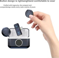 JBIYA Wireless Lavalier Microphone for iPhone/Android, with Lightning/USB-C Plug-Play Wireless Microphones with Noises Cancellation, Omnidirectional (Q81 Mic Type-C)