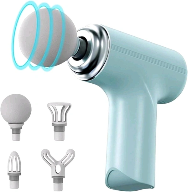 Massage Machine for Body Pain – Mini Massage Gun for Deep Tissue, Muscle & Body Pain Relief – Handheld, Battery Powered Massager for Neck, Shoulder, Back, Foot (Multicolor)