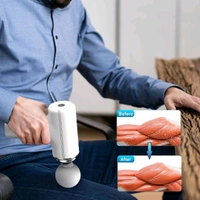 Massage Machine for Body Pain – Mini Massage Gun for Deep Tissue, Muscle & Body Pain Relief – Handheld, Battery Powered Massager for Neck, Shoulder, Back, Foot (Multicolor)