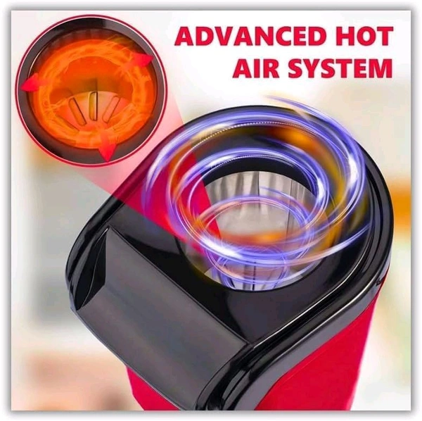 JBIYA Quick & Easy Hot Air Popcorn Popper Maker 1200W | Oil-Free, Healthy Snack Maker for Kids & Adults | Easy One-Touch Operation Fast | Popper for Home, Movie Nights, Parties