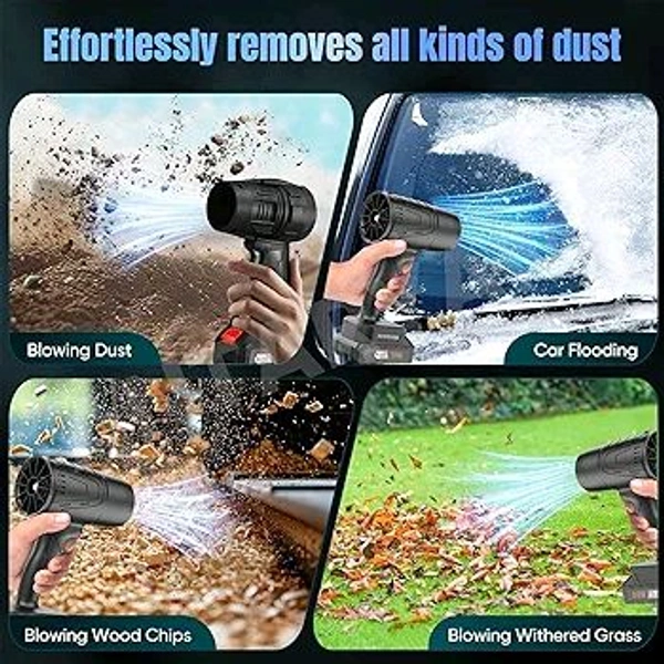 Multipule Use Turbojet Air Blower Cordless Car Dryer Blower Handheld High Powered | Portable Car Dryer | Turboglass Car Blower | Hair Dryer | Air Blower for Cleaning, Camping, Outdoor 