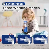 Portable Mesh Nebulizer, Silent and Compact Nebulizer Machine for Adult and Kids, Travel and Household Daily Use, Steam Inhaler for Cold and Cough - Quick Relief, Wireless Vaporizer Machine With Respiratory Mask, Effective for Cough, Asthma, Bronchitis and Sinusitis
