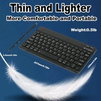 JBiYa Bluetooth Wireless Keyboard and Mouse Combo,Ultra-Slim Ergonomic Small Bluetooth Keyboard Mouse Set for Apple iPad iPhone Samsung Tablet Phone Android PC Computer Mac Smartphone (Black