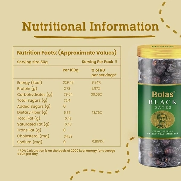 Bolas BOLAS MAZAFATI - 400g, Dates, खजूर